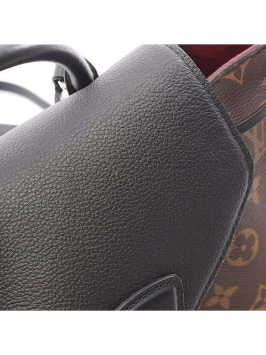 Louis Vuitton Backpack Montsouris NM PM Monogram Noir Canvas Leather main image 7